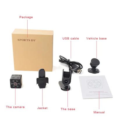 1080P Wireless Mini Camera and DV for Easy Use