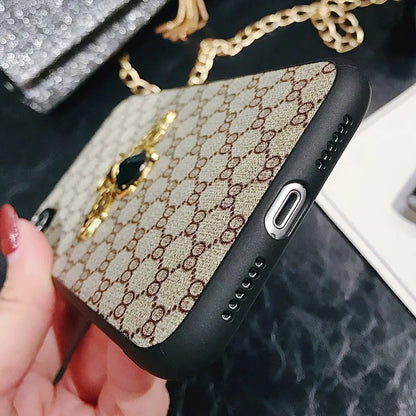 Bee Design Colorful Diamond iPhone Case for Various Models