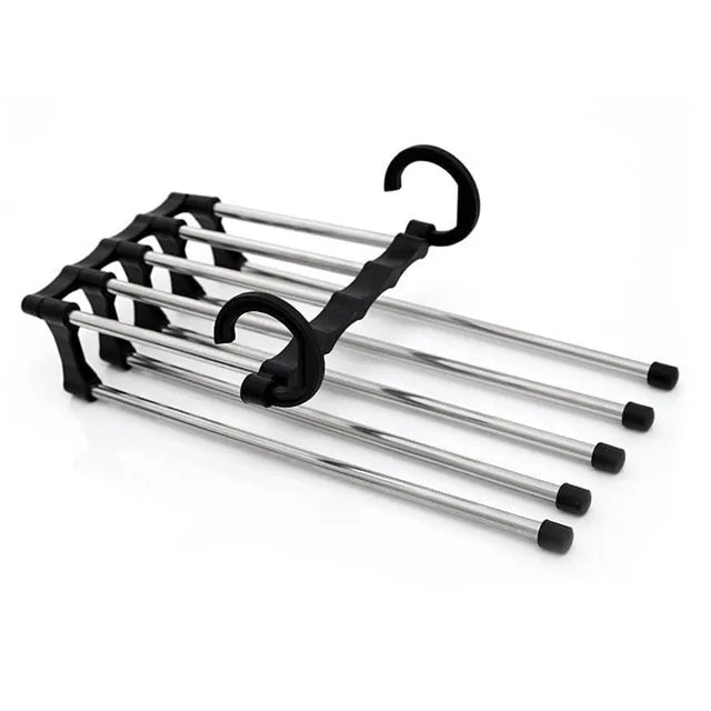 5 Tier Portable Stainless Steel Pants Hanger