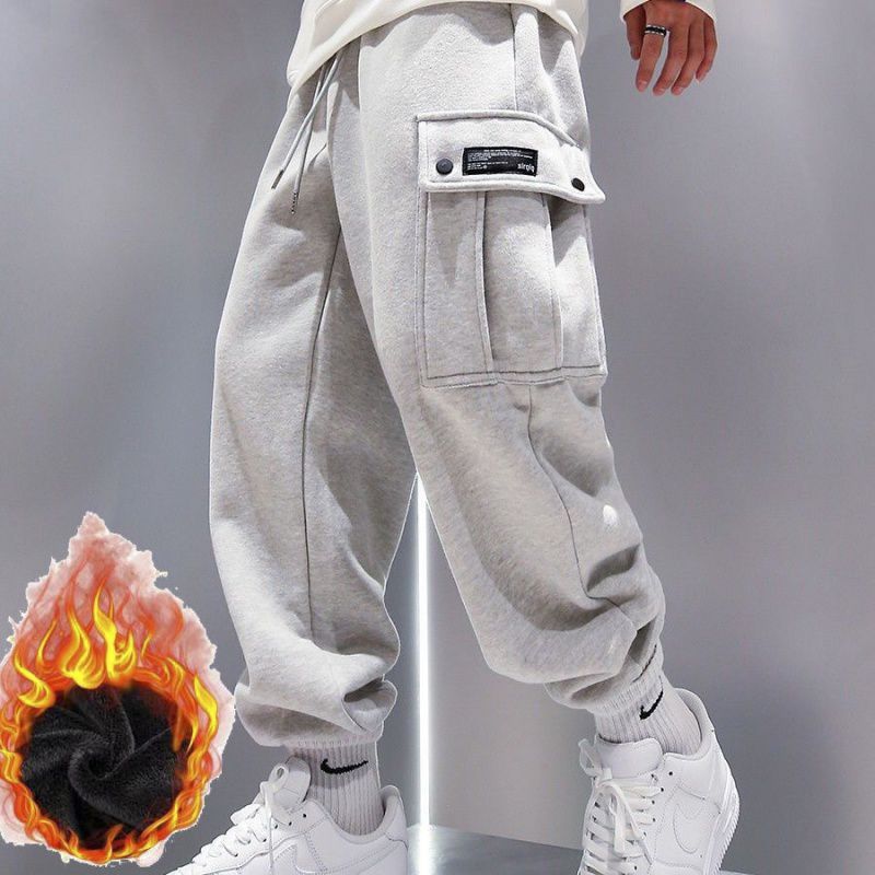 Men's Casual Loose Fit Autumn Winter Sports Pants