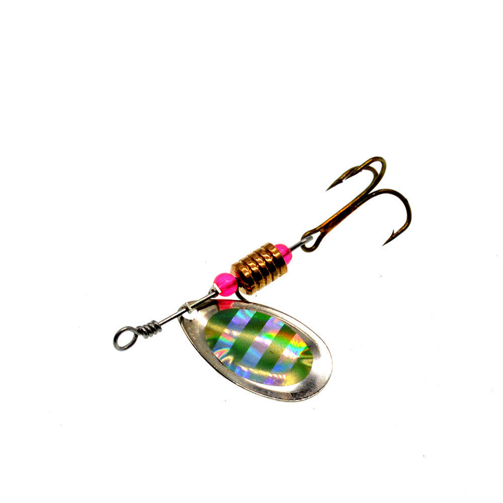 Rotating Metal Glitter Fishing Lure Bait Tackle