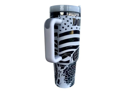 Don’t Tread On Me 40oz Patriotic Snake Tumbler