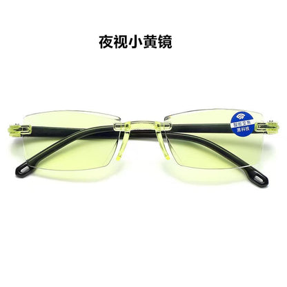Smart Adjustable Reading Glasses with Anti-Blue Light