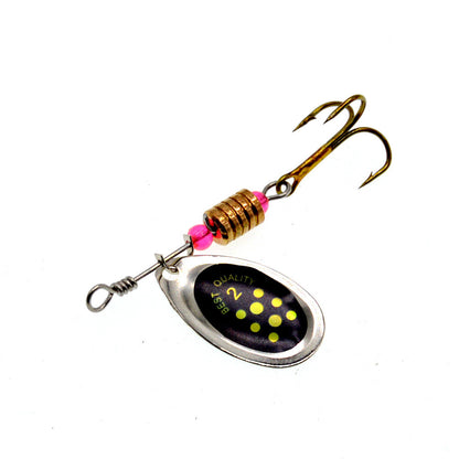 Rotating Metal Glitter Fishing Lure Bait Tackle