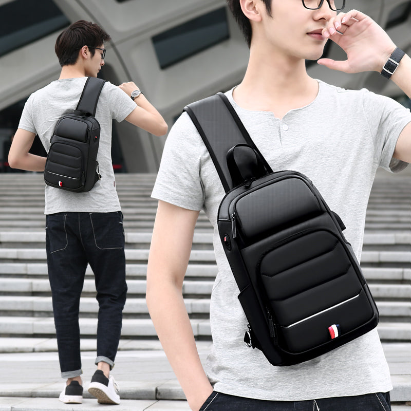 Men's Multifunctional Waterproof Outdoor Messenger Bag