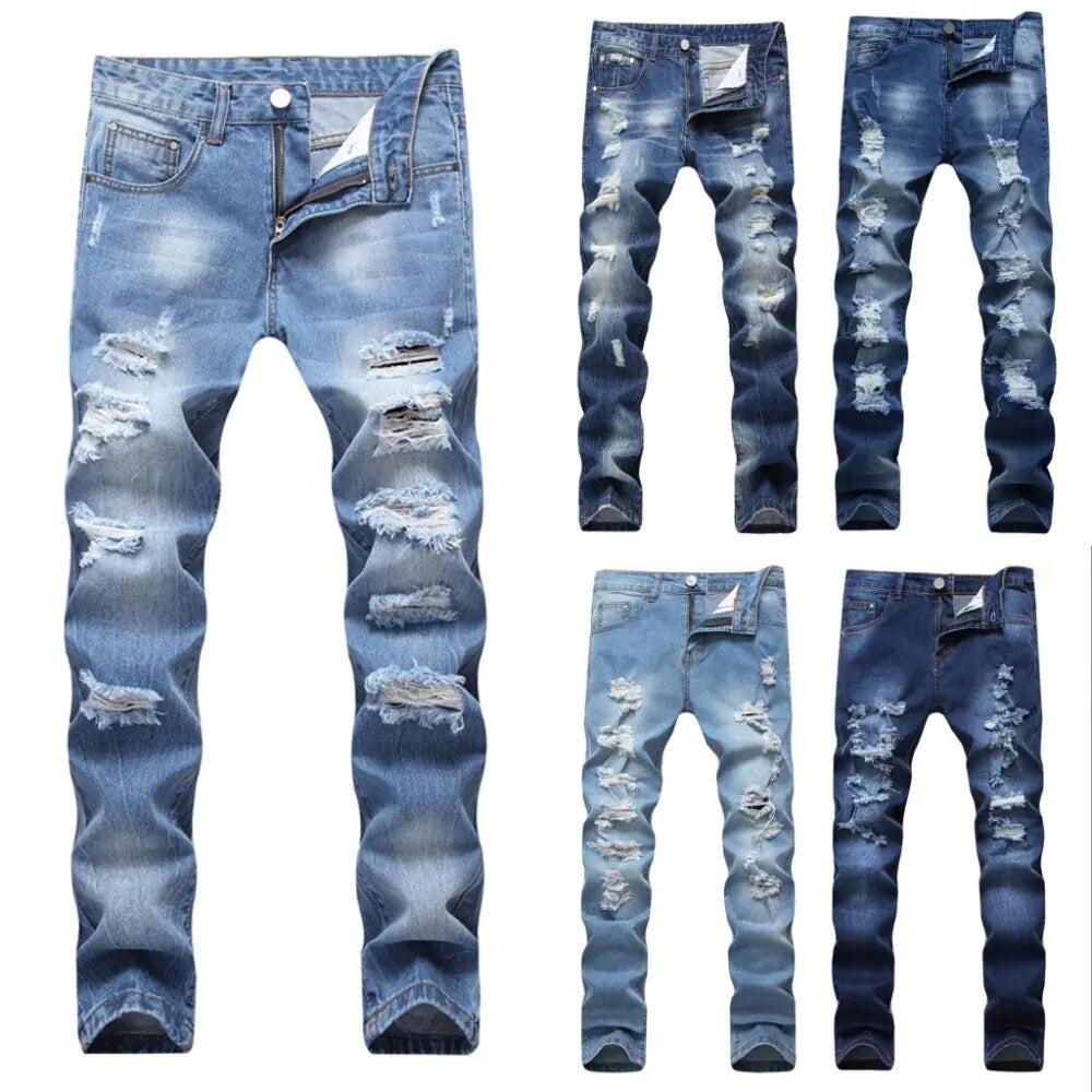 2020 Designer Men's Ripped Jeans