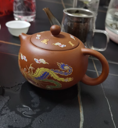 Color Changing Ceramic Teapot,