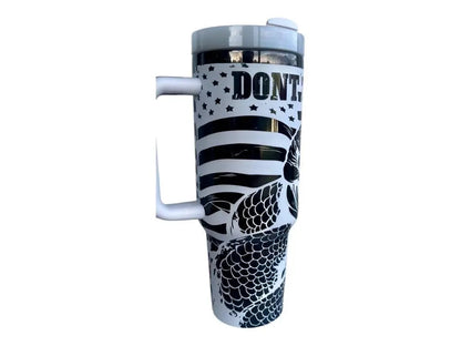 Don’t Tread On Me 40oz Patriotic Snake Tumbler