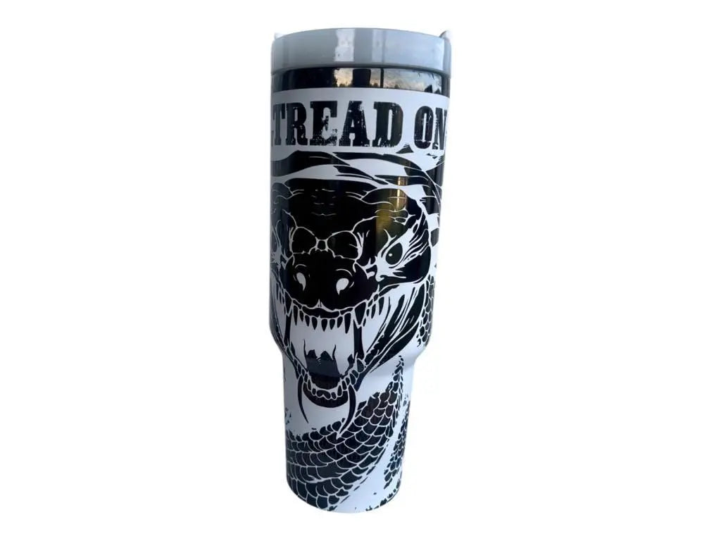 Don’t Tread On Me 40oz Patriotic Snake Tumbler