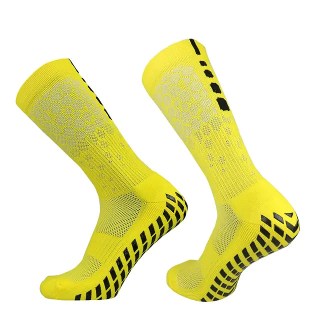 2022 New Men Women Football Socks Honeycomb Graphics