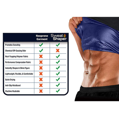Fat-Burning Fitness Sweat Vest for Running and Yoga