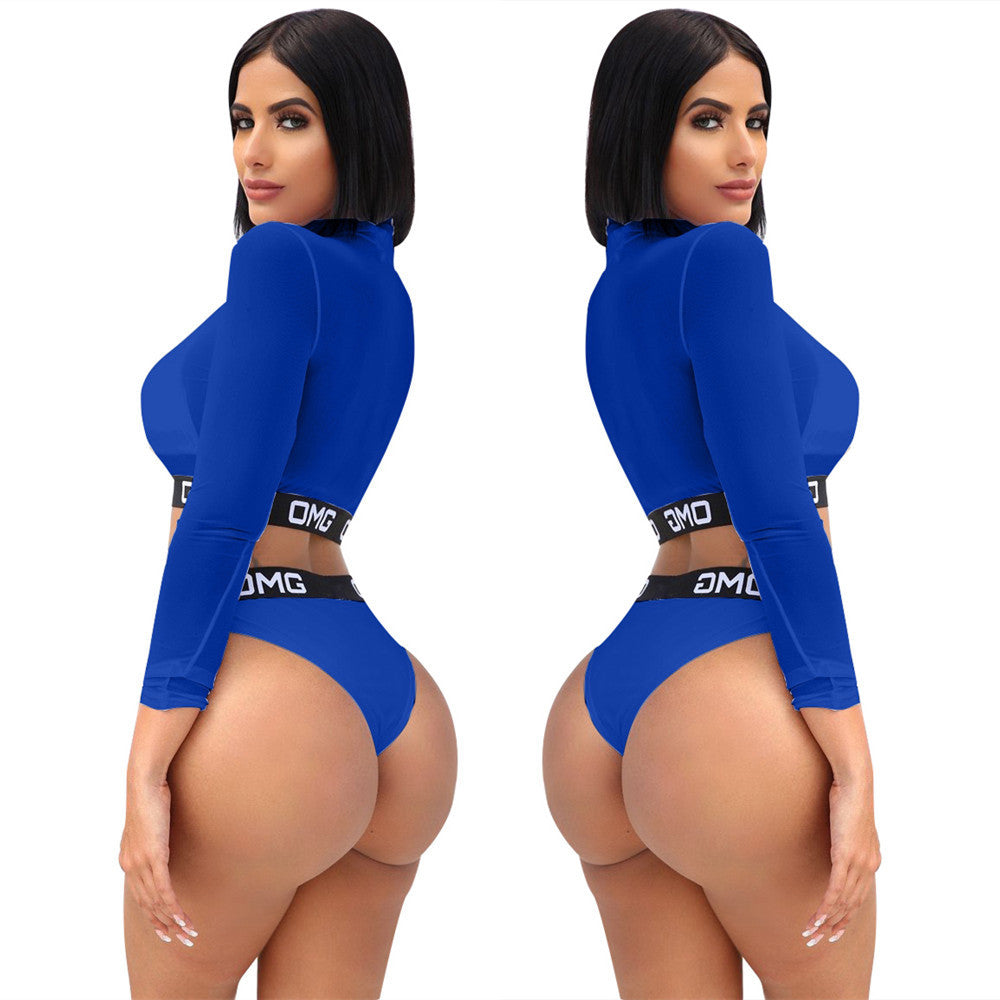 Women's Sexy Bikini Mesh 3-Piece Set for Sale