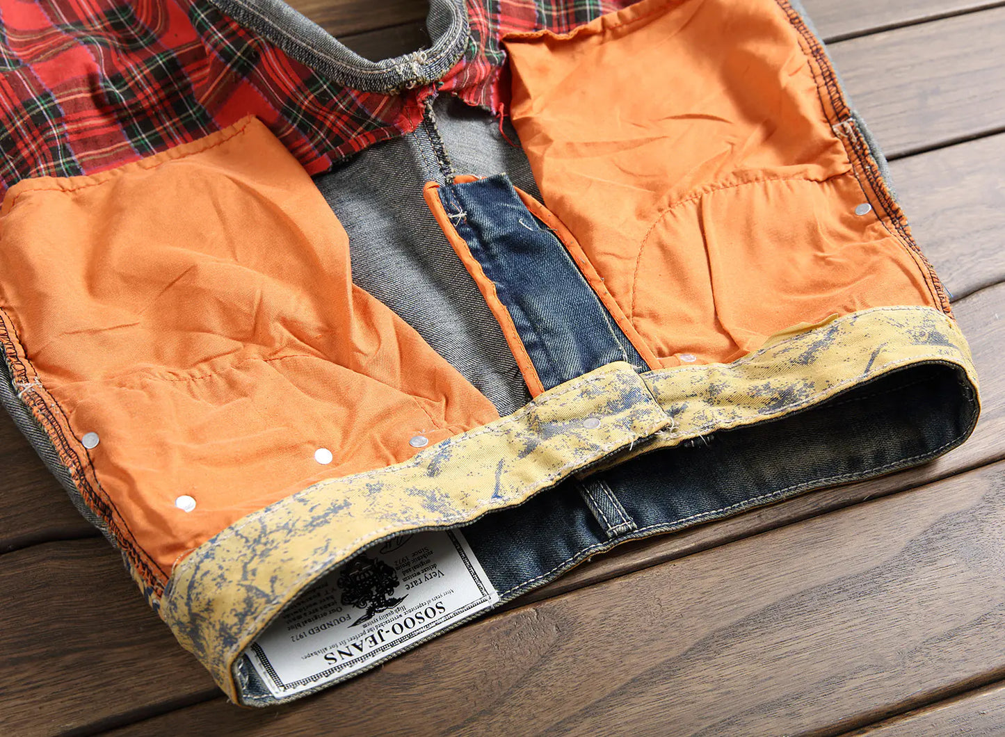 Men's Vintage Style Ripped Denim Jeans (Slim Fit)