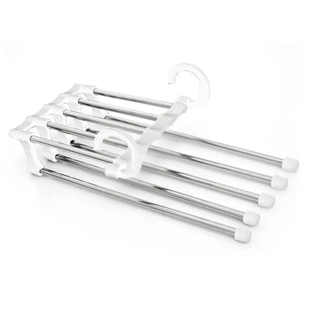 5 Tier Portable Stainless Steel Pants Hanger