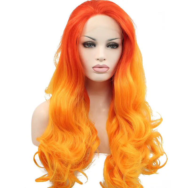 Two-Tone Big Wave Lace Wig Head Cover