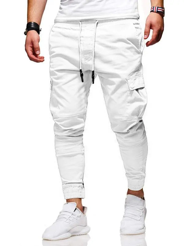 2020 Men's Streetwear Cargo Jogger Pants with Multi-Pockets