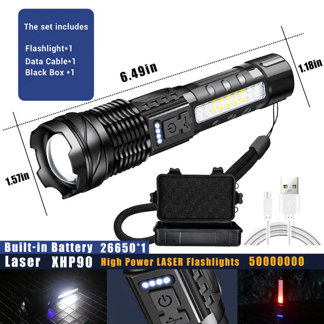 New Waterproof High-Intensity Laser Flashlight