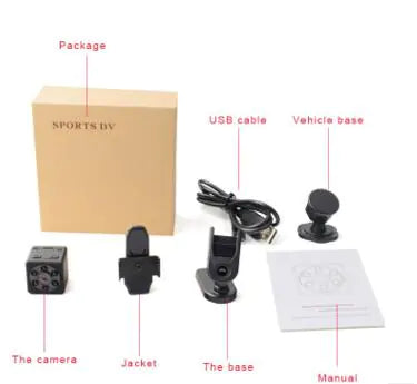 1080P Wireless Mini Camera and DV for Easy Use