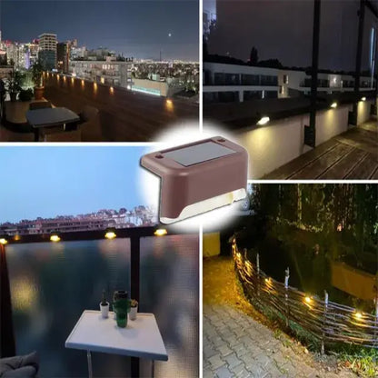 Universal Warm White LED Solar Step Lamp