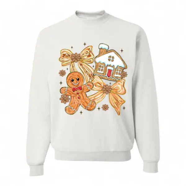 Gingerbread Christmas Crewneck | Cute Holiday Sweatshirt for Women