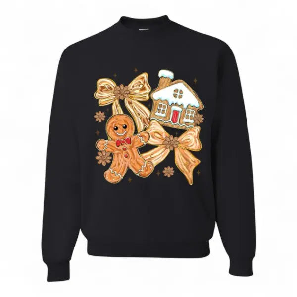 Gingerbread Christmas Crewneck | Cute Holiday Sweatshirt for Women