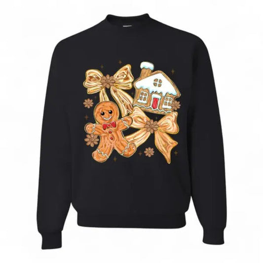 Gingerbread Christmas Crewneck | Cute Holiday Sweatshirt for Women