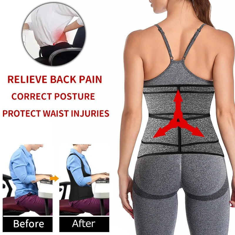 Universal Women's Steel Boned Waist Shaping Trimmer Belt