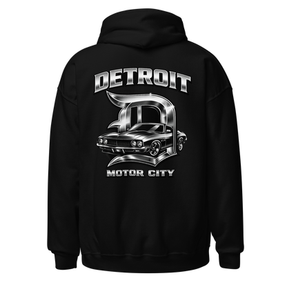 Detroit Motor City Hoodie / T-Shirt – Classic Car Streetwear Design
