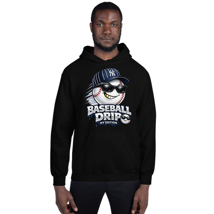 Baseball Drip NY Edition Hoodie – Streetwear Yankees Inspired Hoodie