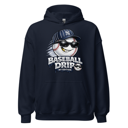 Baseball Drip NY Edition Hoodie – Streetwear Yankees Inspired Hoodie