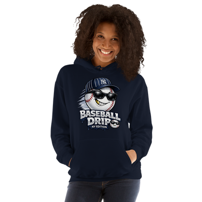 Baseball Drip NY Edition Hoodie – Streetwear Yankees Inspired Hoodie