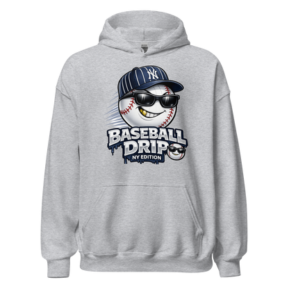 Baseball Drip NY Edition Hoodie – Streetwear Yankees Inspired Hoodie