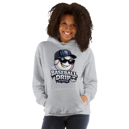 Baseball Drip NY Edition Hoodie – Streetwear Yankees Inspired Hoodie