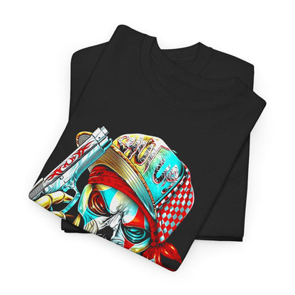 Skull Money Streetwear Graphic T-Shirt – Urban Gangster Style Tee
