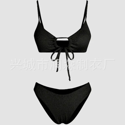 New Style Two-Piece Bikini Cutout Swimwear Set