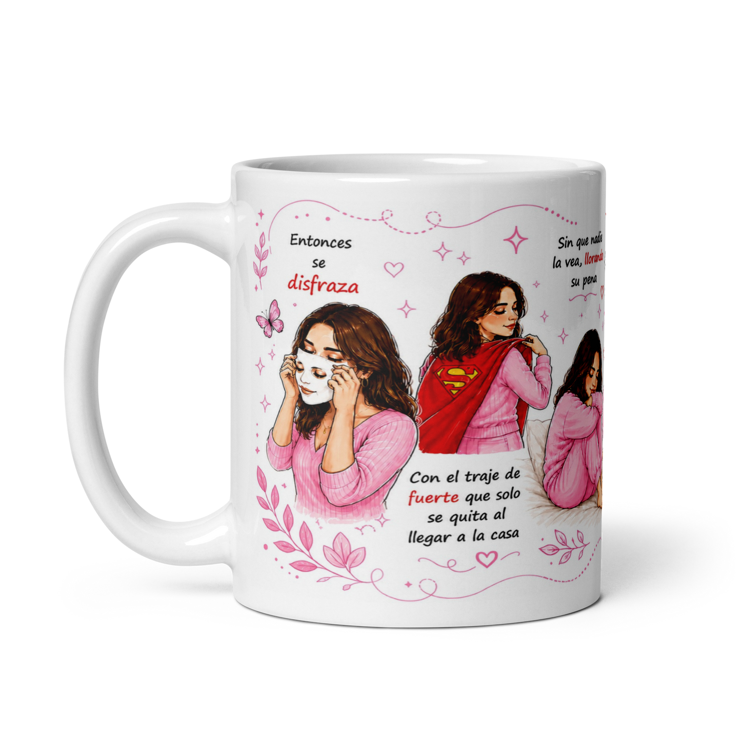 Taza Inspiradora para Mujeres Fuertes – Mug Motivacional y Emotivo para Café | Regalo Especial para Mujer