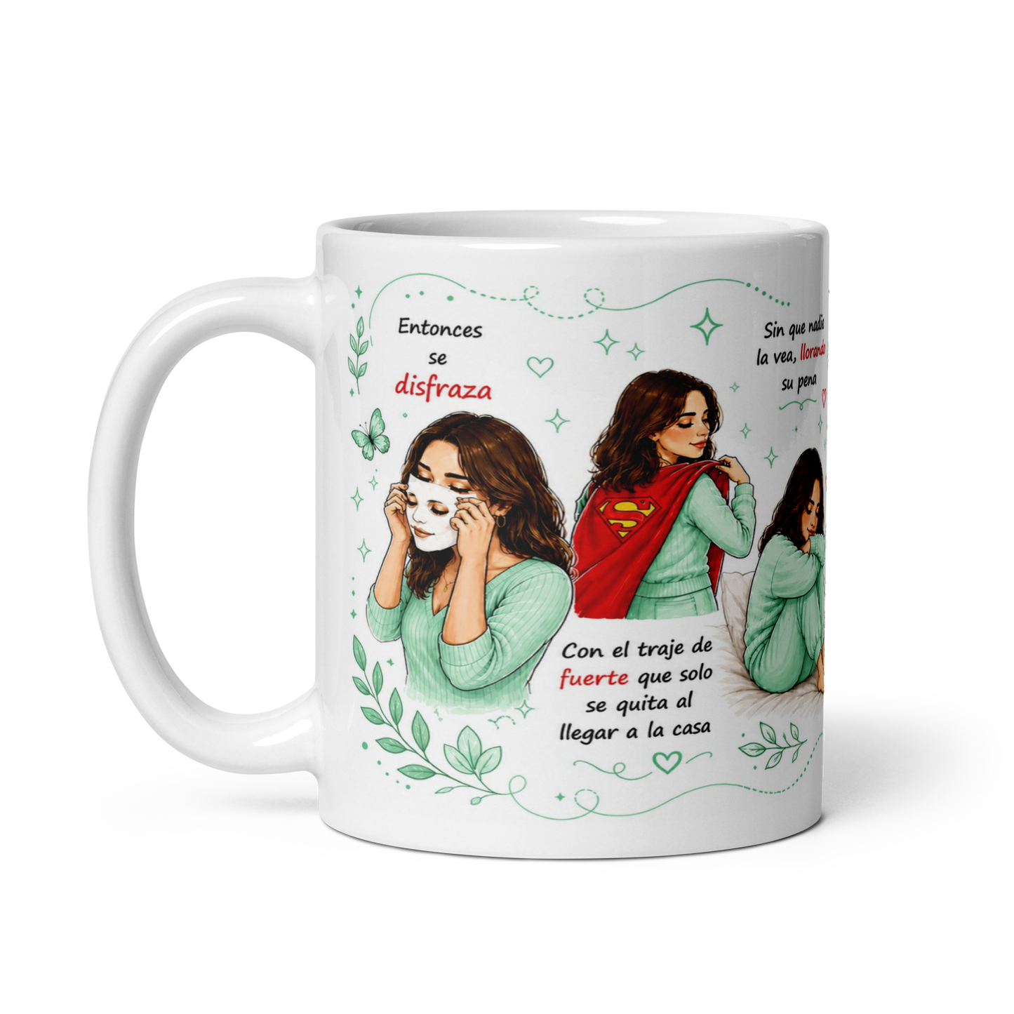 Taza Inspiradora para Mujeres Fuertes – Mug Motivacional y Emotivo para Café | Regalo Especial para Mujer
