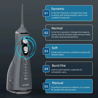 Universal Speed Adjustable Water Flosser