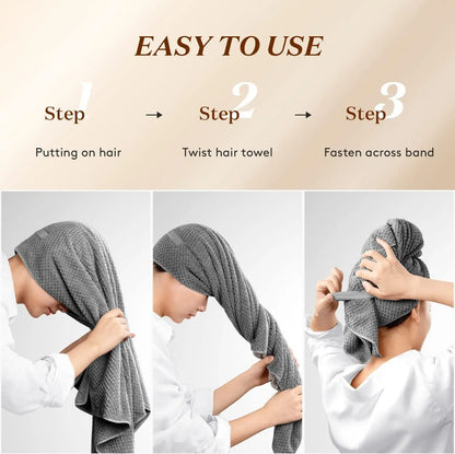 Universal Long Hair Towel Wrap