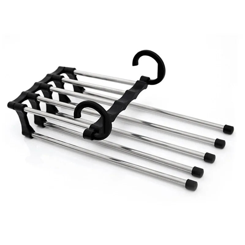 5 Tier Portable Stainless Steel Pants Hanger